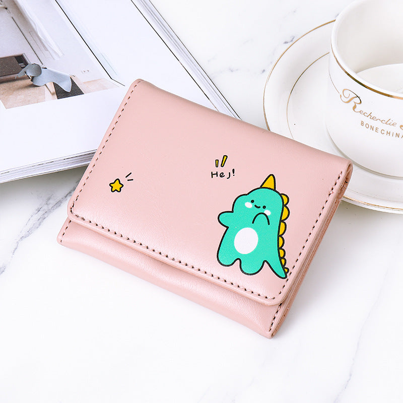 Cute Printed Multi-Card Coin Purse for Students