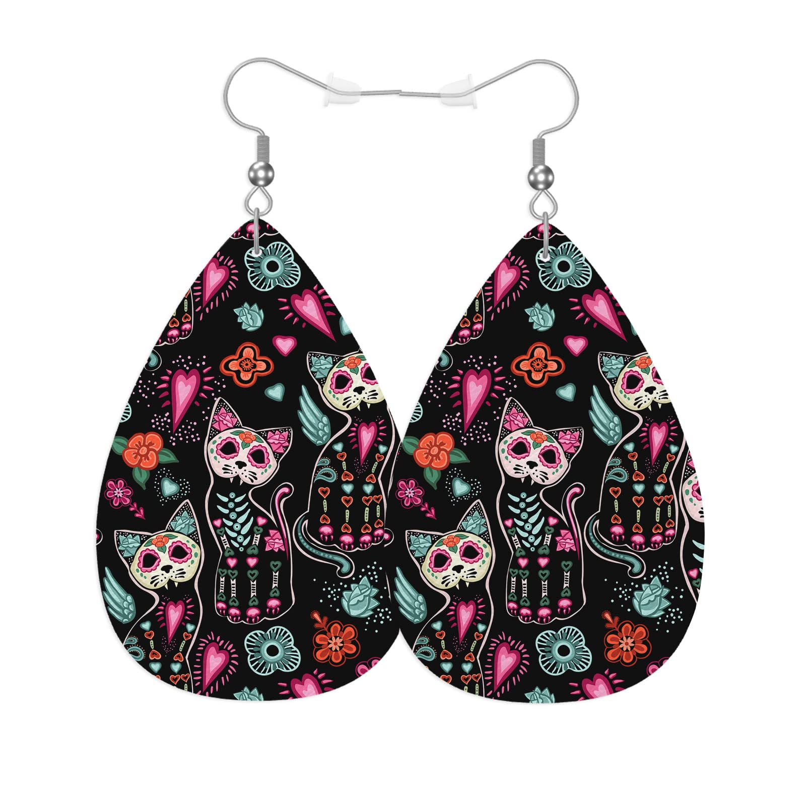 Vosach Halloween Cats Woman Earrings
