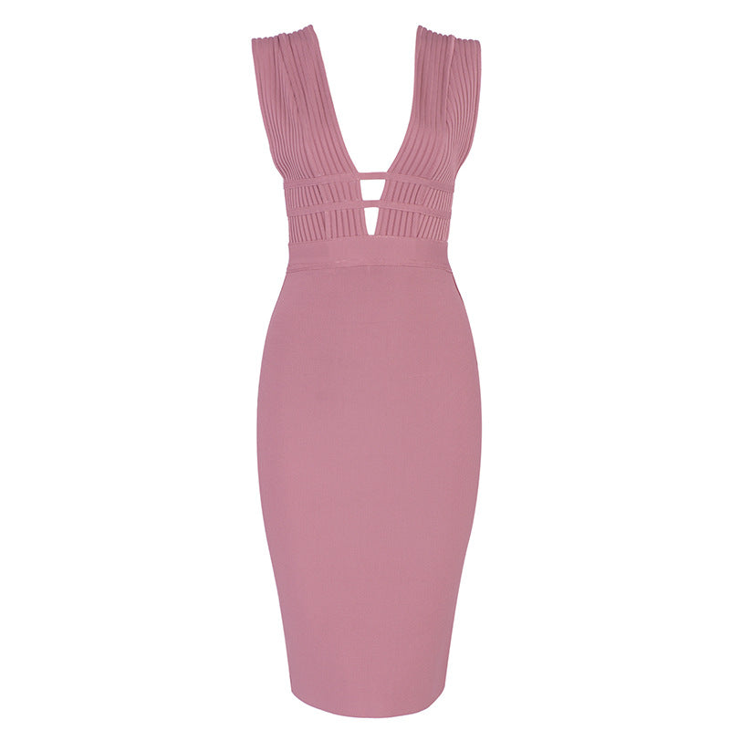 Sleeveless Backless Sexy Bandage Dress