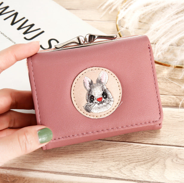 Cute Solid Color Coin Purse for Short Women