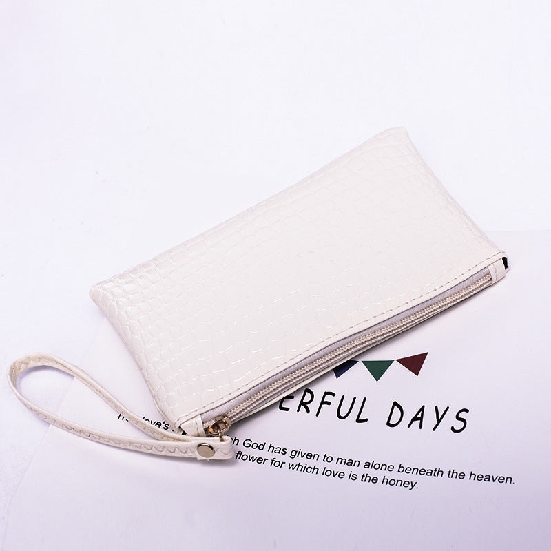 Crocodile Pattern PU Ladies Coin Purse Clutch