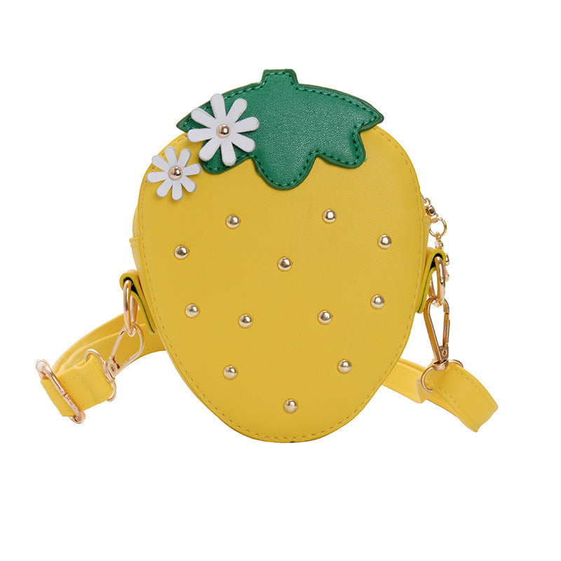 Strawberry-Shaped Messenger Bag and Coin Purse