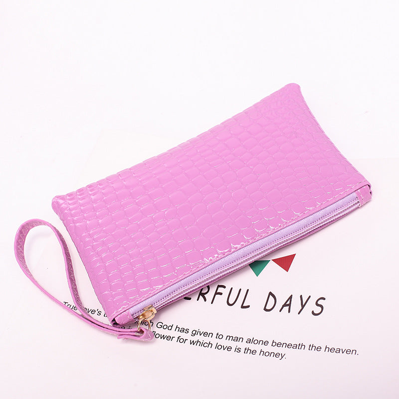 Crocodile Pattern PU Ladies Coin Purse Clutch