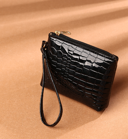 Solid Color PU Clutch Purse Bag