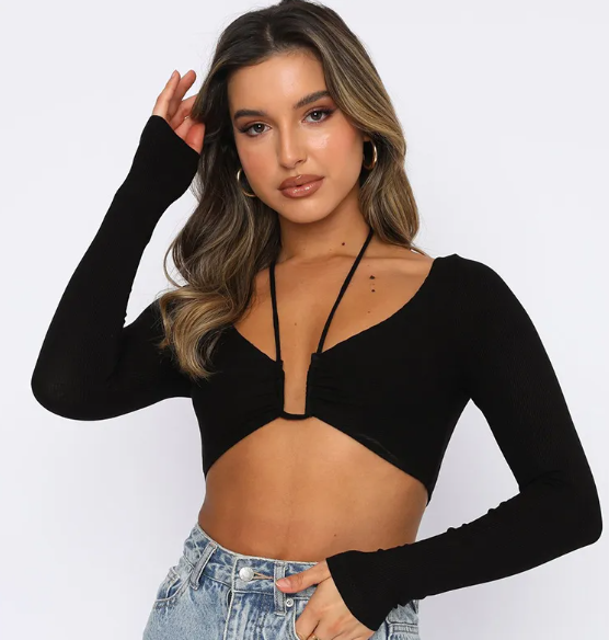 Women's Sexy Long Sleeve T-shirt