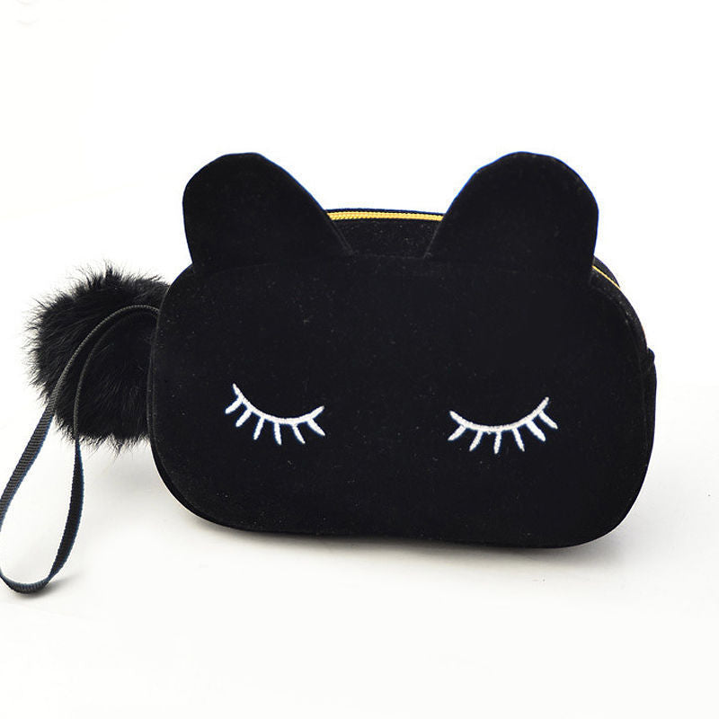 Cat Makeup Pouch, Coin Purse, Handheld Bag