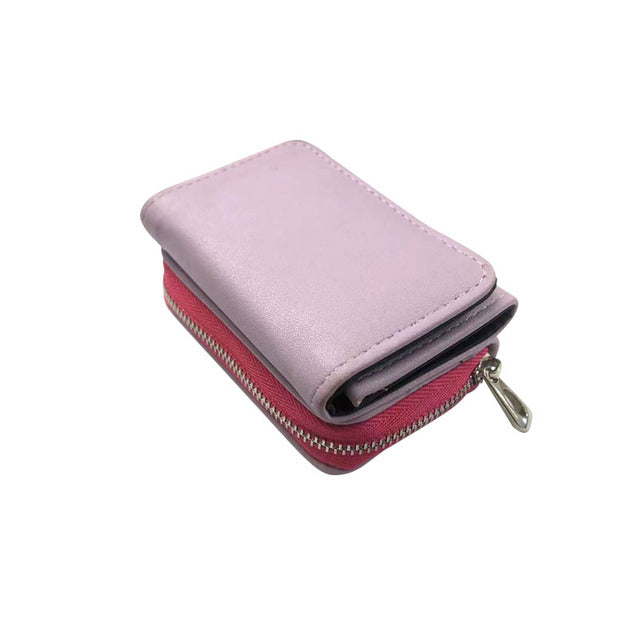 Women's Multicolor PU Wallet - Small Coin Purse