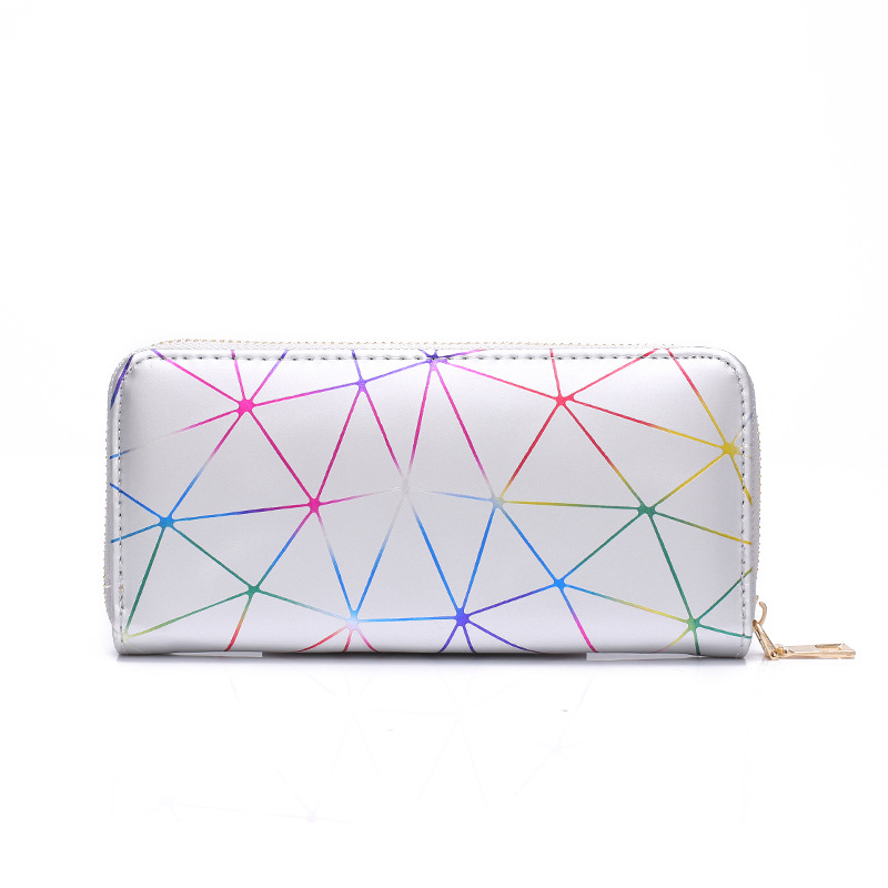 Personalized Long Laser Cut Geometry Hand Purse