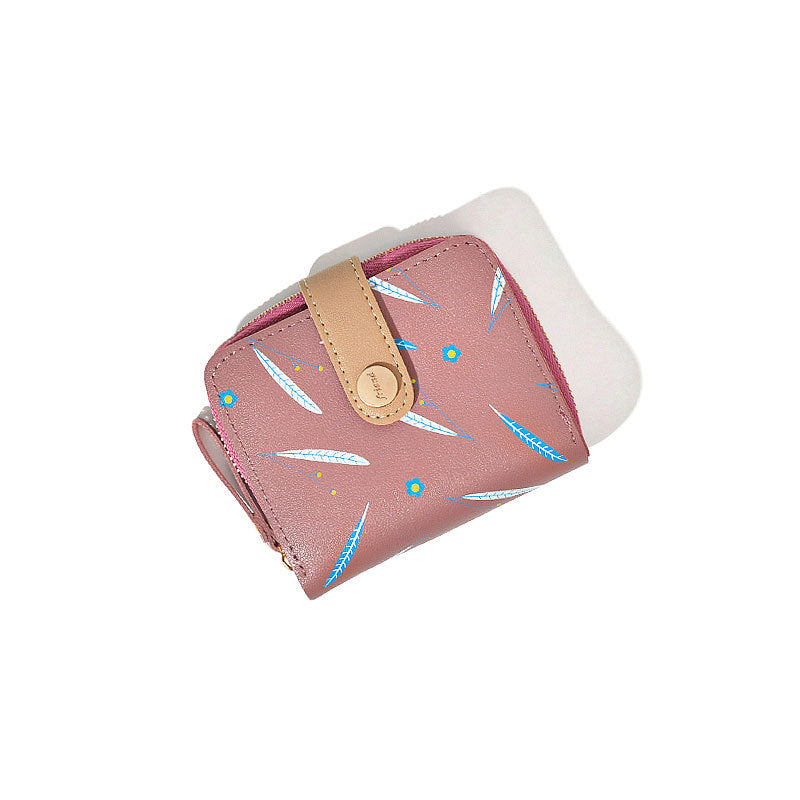 Cute Women's Leather Coin Purse with Large Capacity