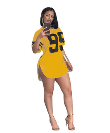 Fashionable Sexy Digital Print Mini Dress