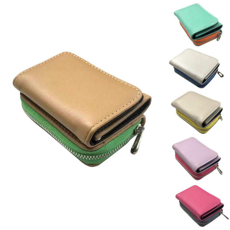 Women's Multicolor PU Wallet - Small Coin Purse
