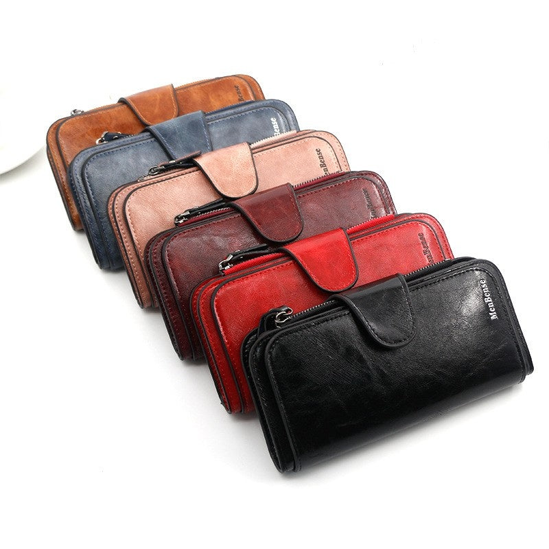 Tri-fold Women's Coin Purse and Wallet