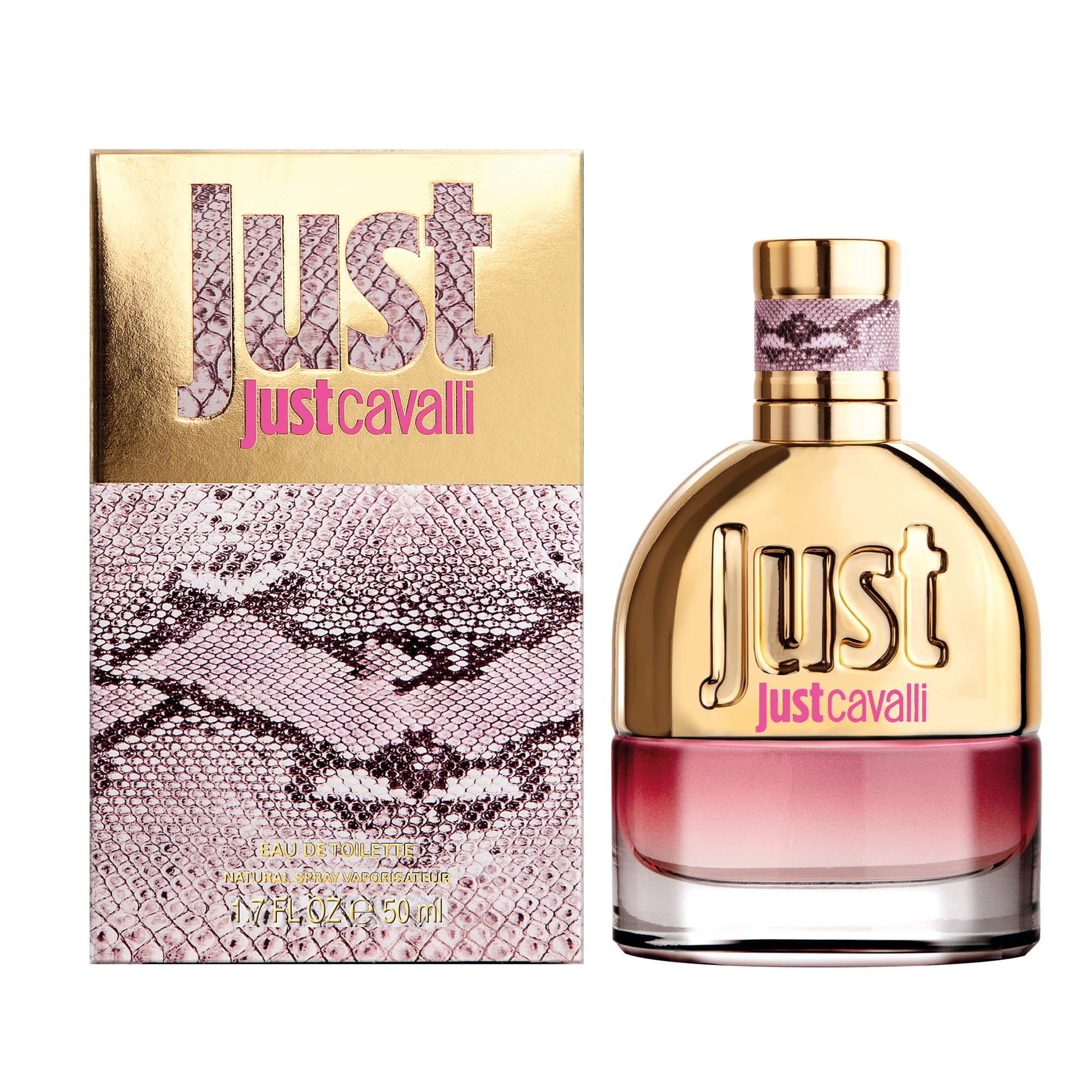 Roberto Cavalli Just Cavalli Woman Eau de Toilette.  Multicolor  1.7 Fl Oz