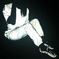 Reflective Ankle Pants, Harem Pants, Cropped Pants