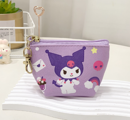 Mini Fruit Cat Coin Purse and Keychain Combo